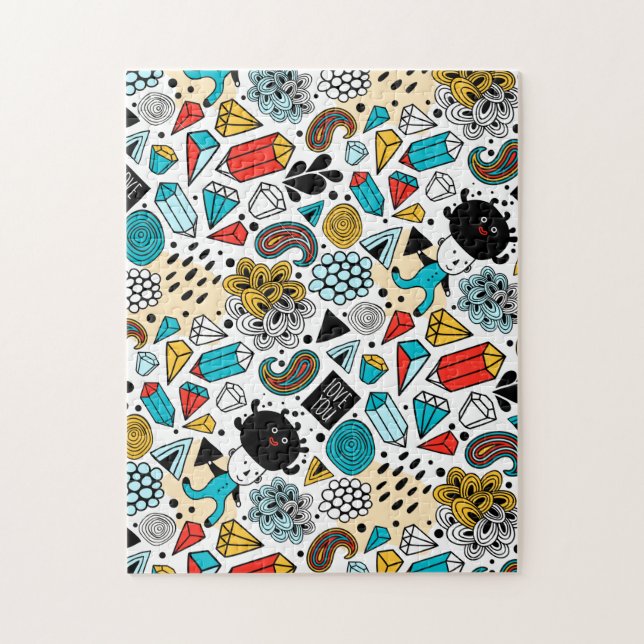 Crazy head pussel (Vertikal)