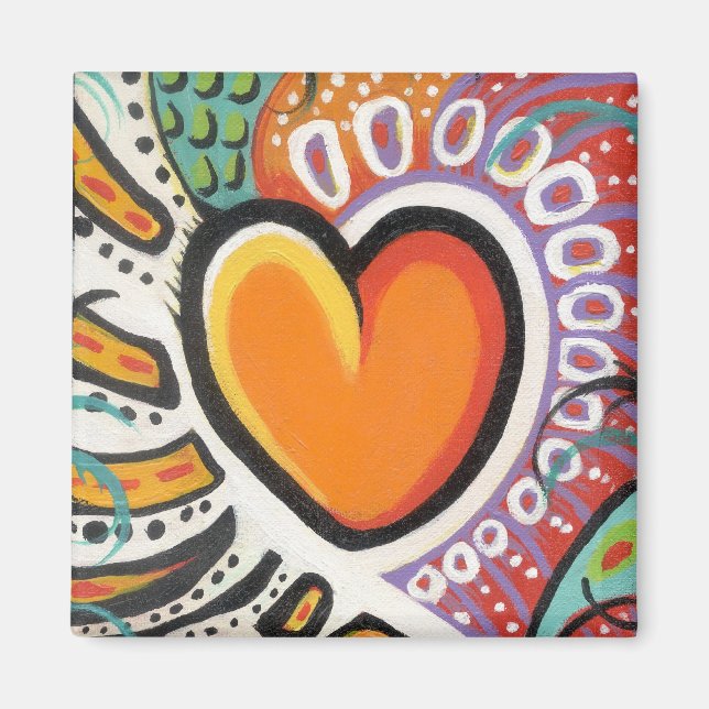 Crazy Heart Magnet (Framsidan)