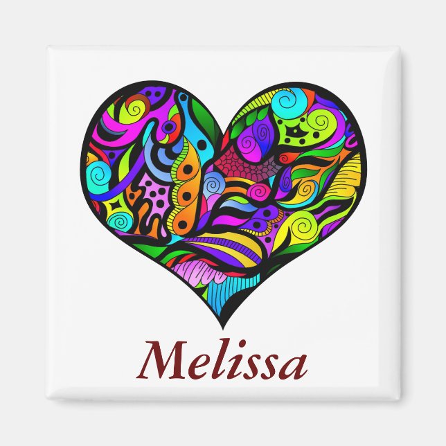 Crazy Heart Magnet (Framsidan)