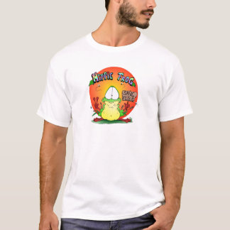 Crazy Hippie Frog T Shirt