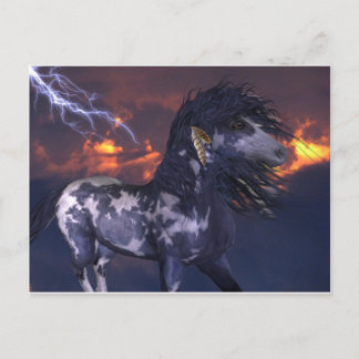 Crazy Horse Blue Vykort