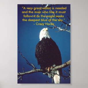 Crazy Horse-citattecken poster