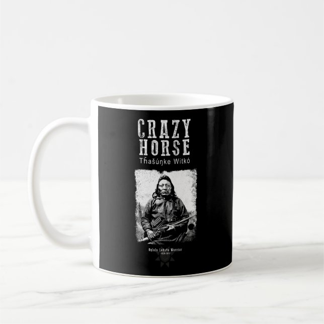 Crazy Horse-Lakota Chief-Warrior-Sioux-American-In Kaffemugg (Vänster)