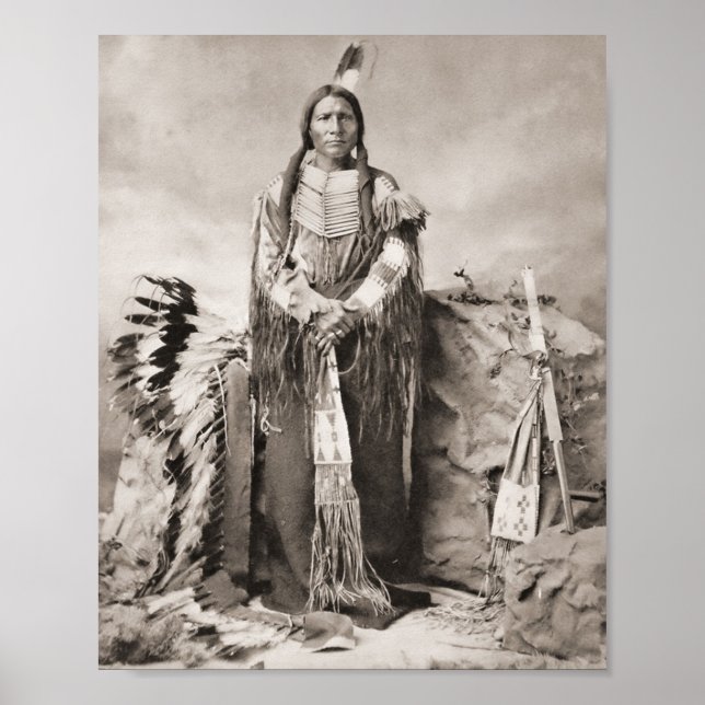 Crazy Horse Porträtt Poster (Framsidan)
