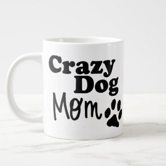 Crazy Hund Coffee Tea Mugg Hundälskares Gift Jumbo Mugg