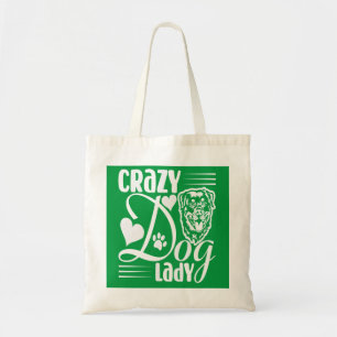 Crazy hund dam tygkasse