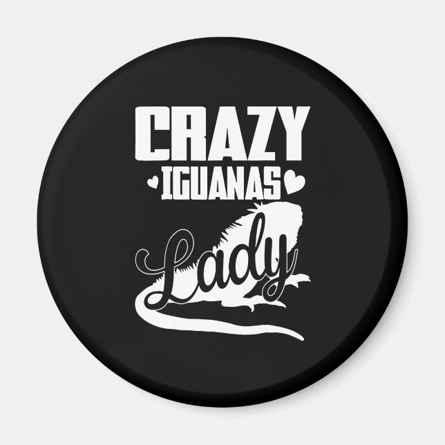 Crazy Iguana Dam Magnet (Framsidan)