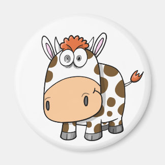 Crazy Inš Cow Magnet