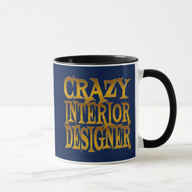 Crazy Insida Designer i Guld Mugg (Höger)