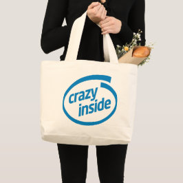 Crazy inside jumbo tygkasse