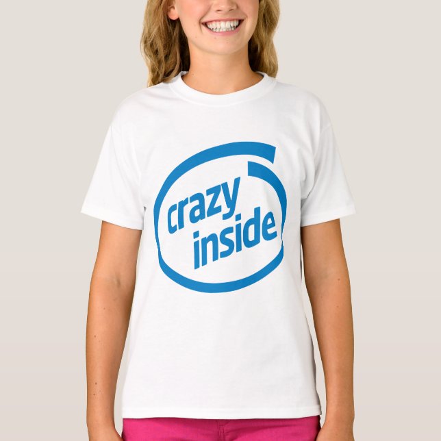 Crazy inside t shirt (Framsida)