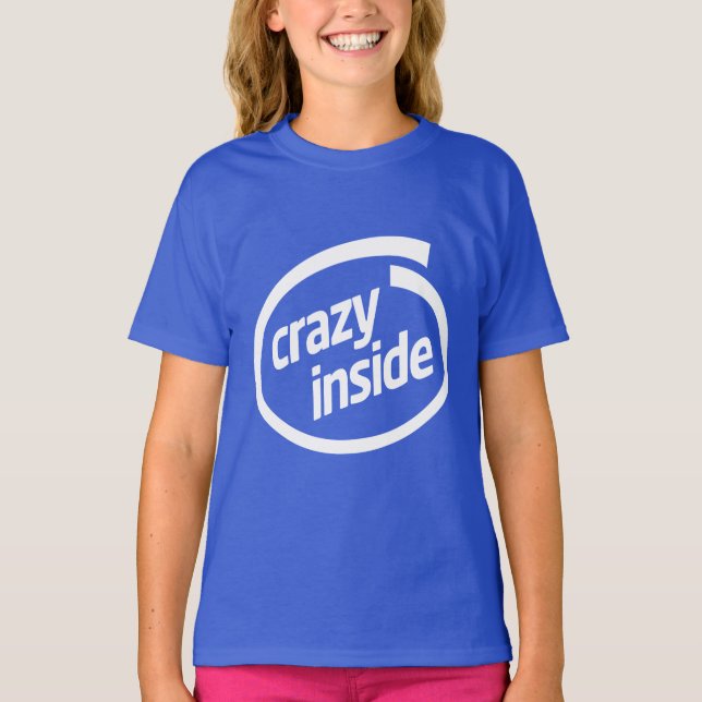 Crazy inside t shirt (Framsida)