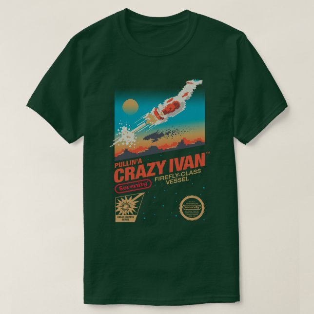 Crazy Ivan T Shirt (Design framsida)