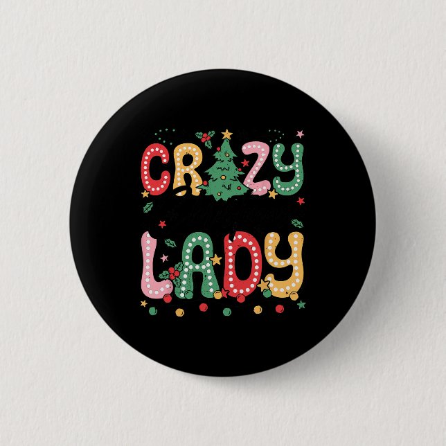 Crazy jul, Dam Retro Party Crazy jul Knapp (Framsida)