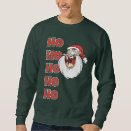 Crazy Jultomten Laughing Sweatshirt