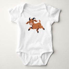 Crazy Jumping Goat Kid T Shirt
