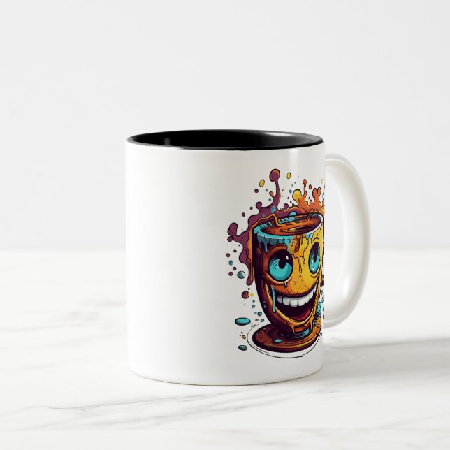 Crazy kaffe mugg (Framsida höger)