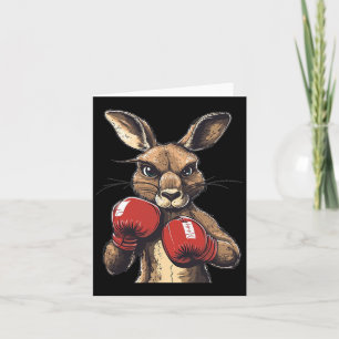 Crazy Kangaroo med boxinghandskar för en Vild Slår Kort