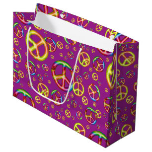 Crazy Kids Färg Peace OUT-Lila Gift Bag L.