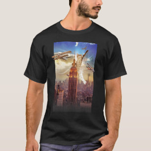 Crazy Kitty Kong, Rolig och söt katt av Zany Brai T Shirt