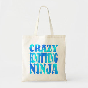 Crazy Knitting Ninja Tygkasse
