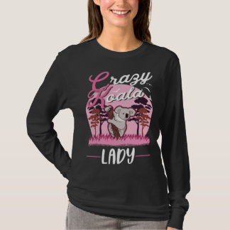 Crazy Koala lady Koala Girl T Shirt