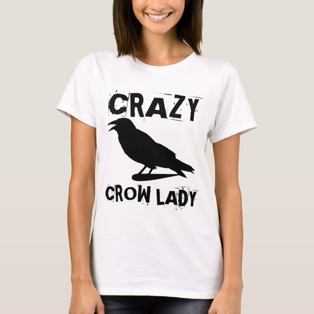 CRAZY KRÅKA DAM T-SHIRTS (Framsida)