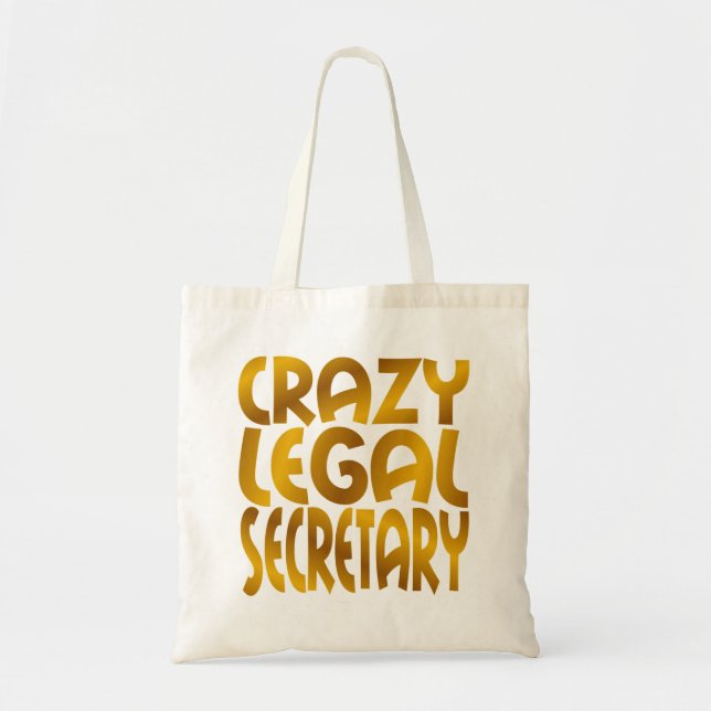 Crazy Legal Secretary i Guld Tygkasse (Framsidan)