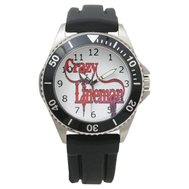 Crazy Lineman Armbandsur (Framsida)