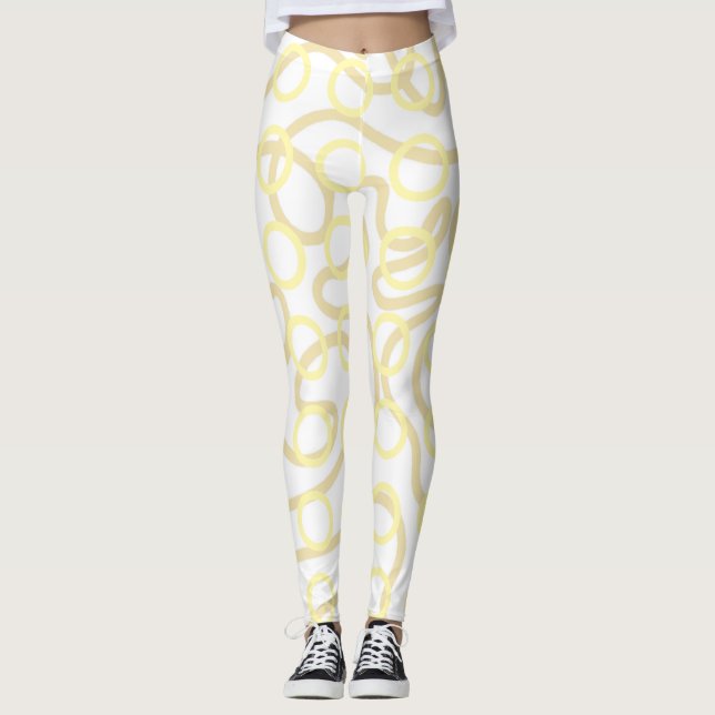 Crazy Linjer Leggings (Framsida)