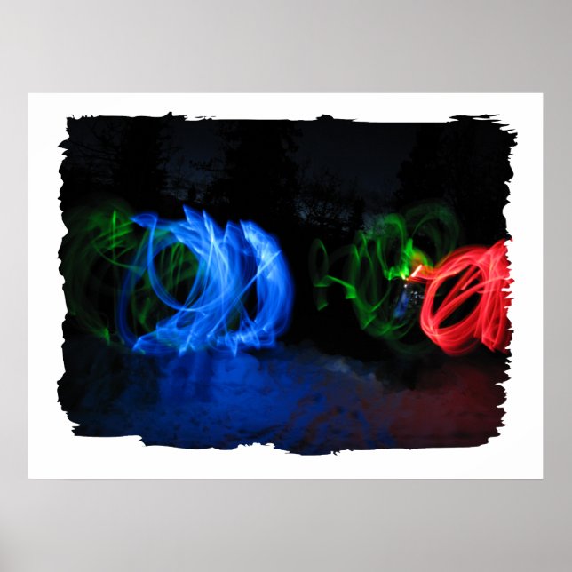 Crazy Ljus Poster (Framsidan)