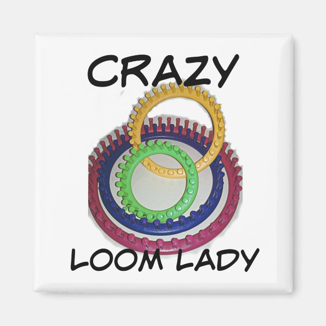 Crazy Loom Dam Magnet (Framsidan)