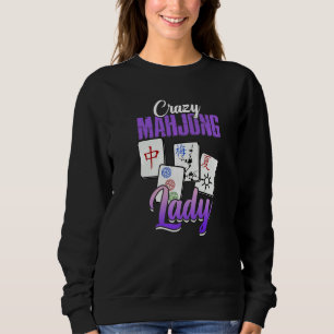Crazy Mahjong Dam Chinese Game Played Mahjong T Shirt