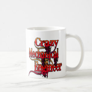 Crazy Mechanical Ingenjör Kaffemugg