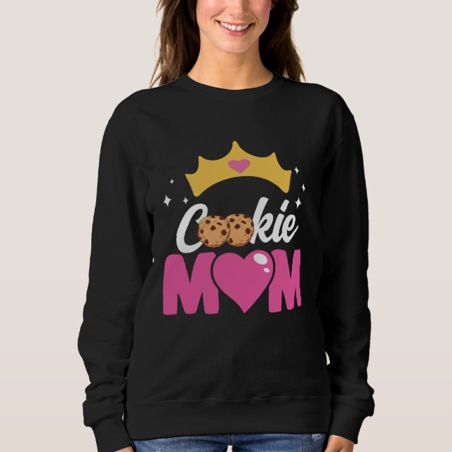 Crazy Mom Baking Mama Baker Chef Dessert Mothers D T Shirt (Framsida)