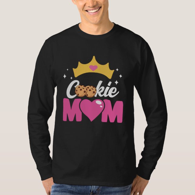 Crazy Mom Baking Mama Baker Chef Dessert Mothers D T Shirt (Framsida)