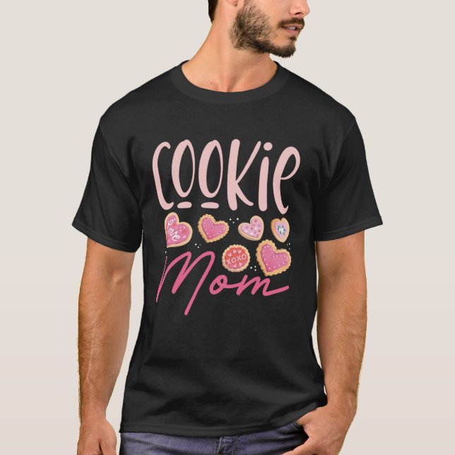 Crazy Mom Baking Mama Baker Chef Dessert Mothers D T Shirt (Framsida)