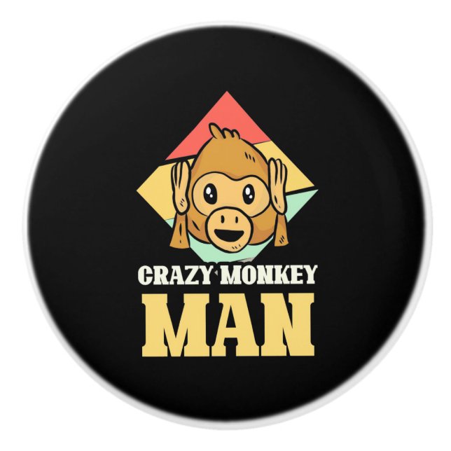 Crazy Monkey Man Knopp (Framsidan)