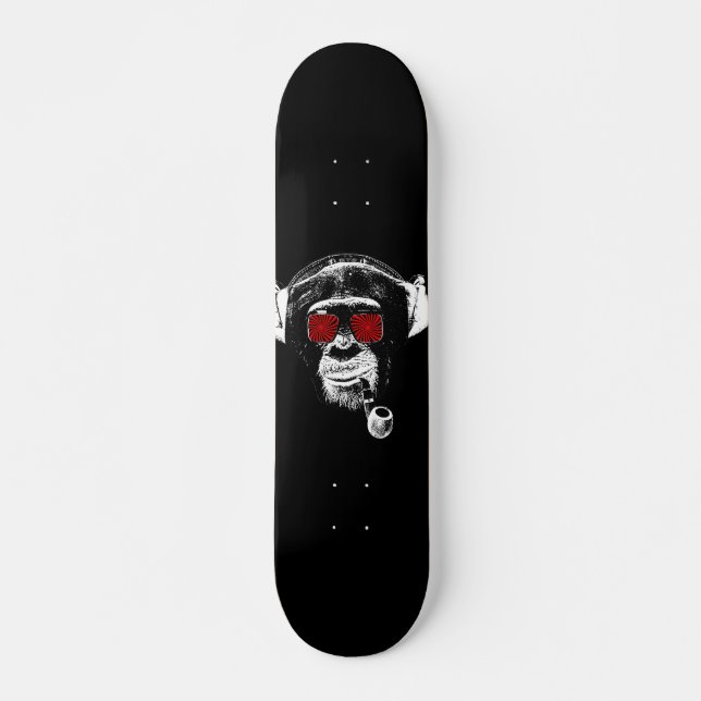 Crazy monkey mini skateboard bräda 18,5 cm (Framsida)