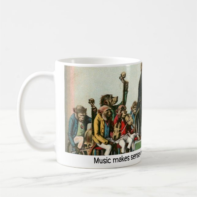Crazy Monkey Orchestra Mugg (Vänster)