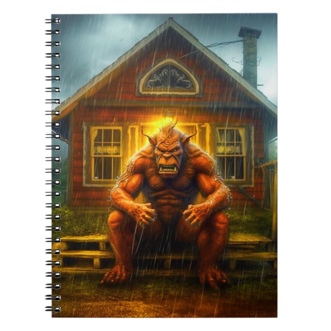 Crazy Monster Anteckningsbok (Framsidan)