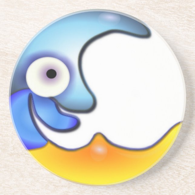 Crazy Moon Sandstens Coaster Underlägg (Framsidan)