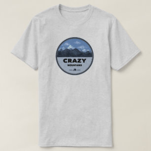 Crazy Mountains Montana Camping T Shirt