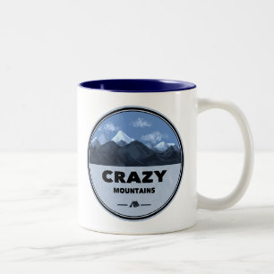 Crazy Mountains Montana Camping Två-Tonad Mugg