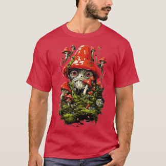 Crazy Mushroom T Shirt