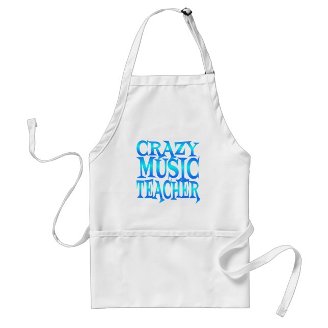 Crazy Music Teacher Förkläde (Framsidan)
