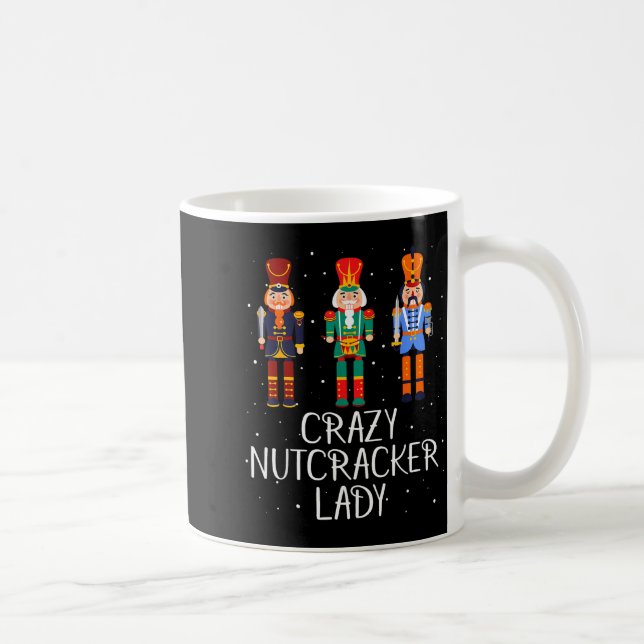 Crazy Nutcracker Lady  Kaffemugg (Höger)