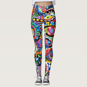 Crazy och Colorful Leggings