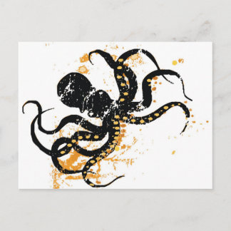 Crazy Octopus Vykort