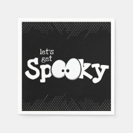 Crazy Öga Låt oss Hämta  Halloween fest Pappersservett